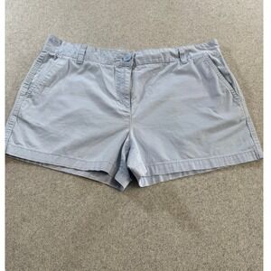 Joe Fresh‎ Chino Shorts Womens 12 Light Blue Excellent Cotton Mid Rise Casual